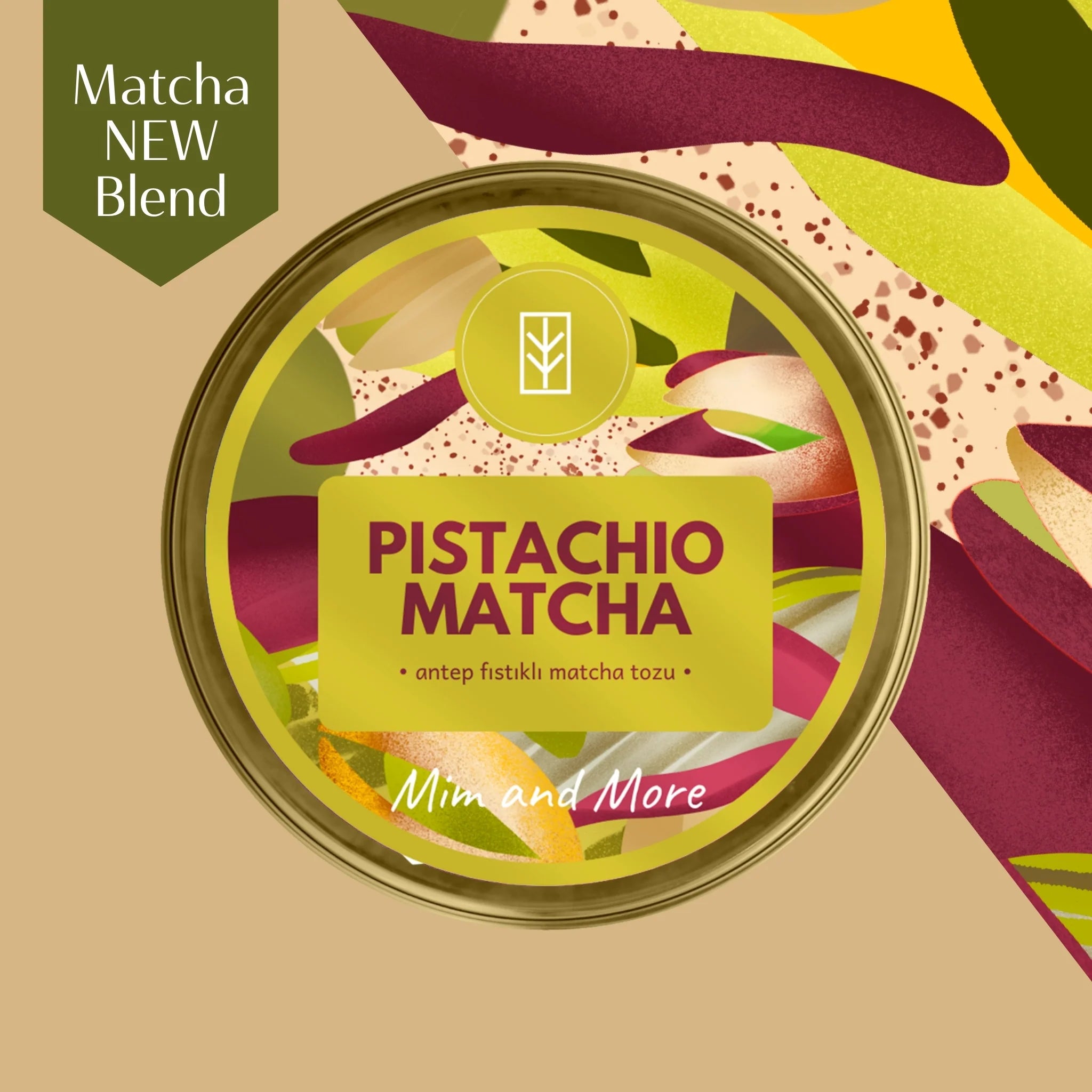 Pistazien Matcha Pulver 100-gr-Beutel