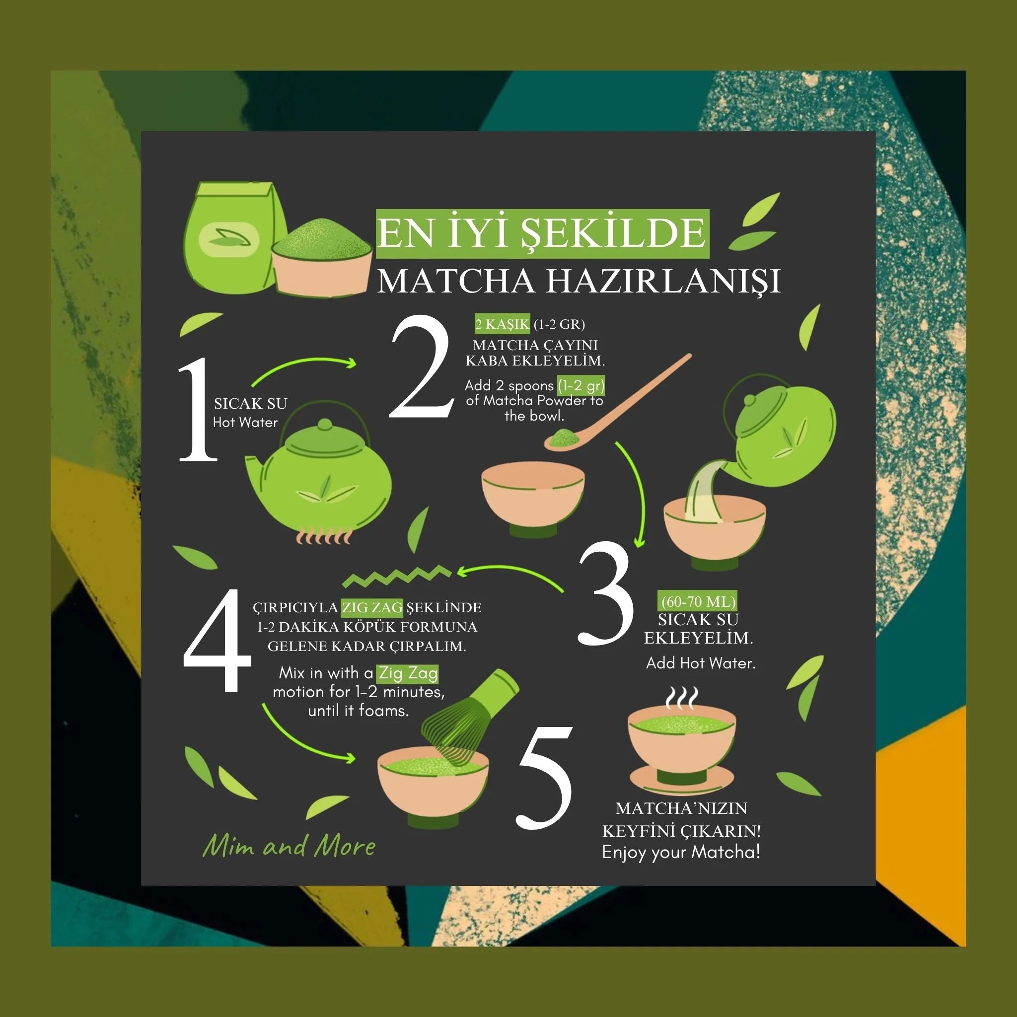 Reines Matcha-Pulver 25-gr-Dose