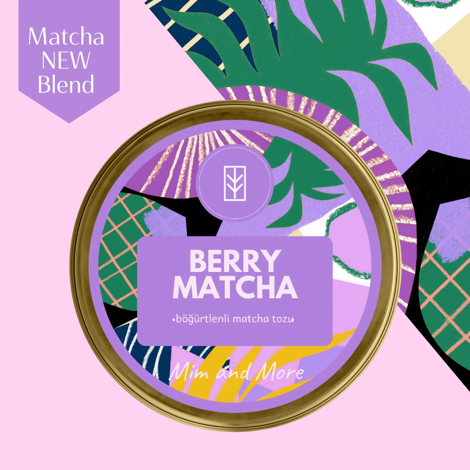 Beeren Matcha Pulver 100-gr-Beutel
