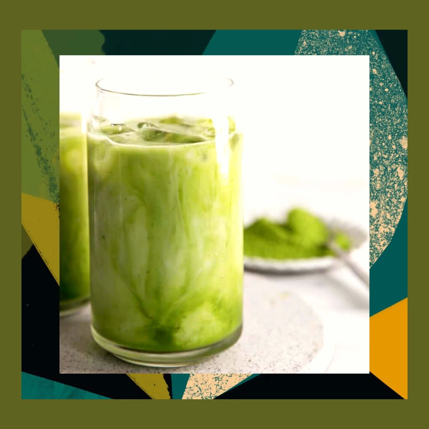 Reines Matcha-Pulver 25-gr-Dose