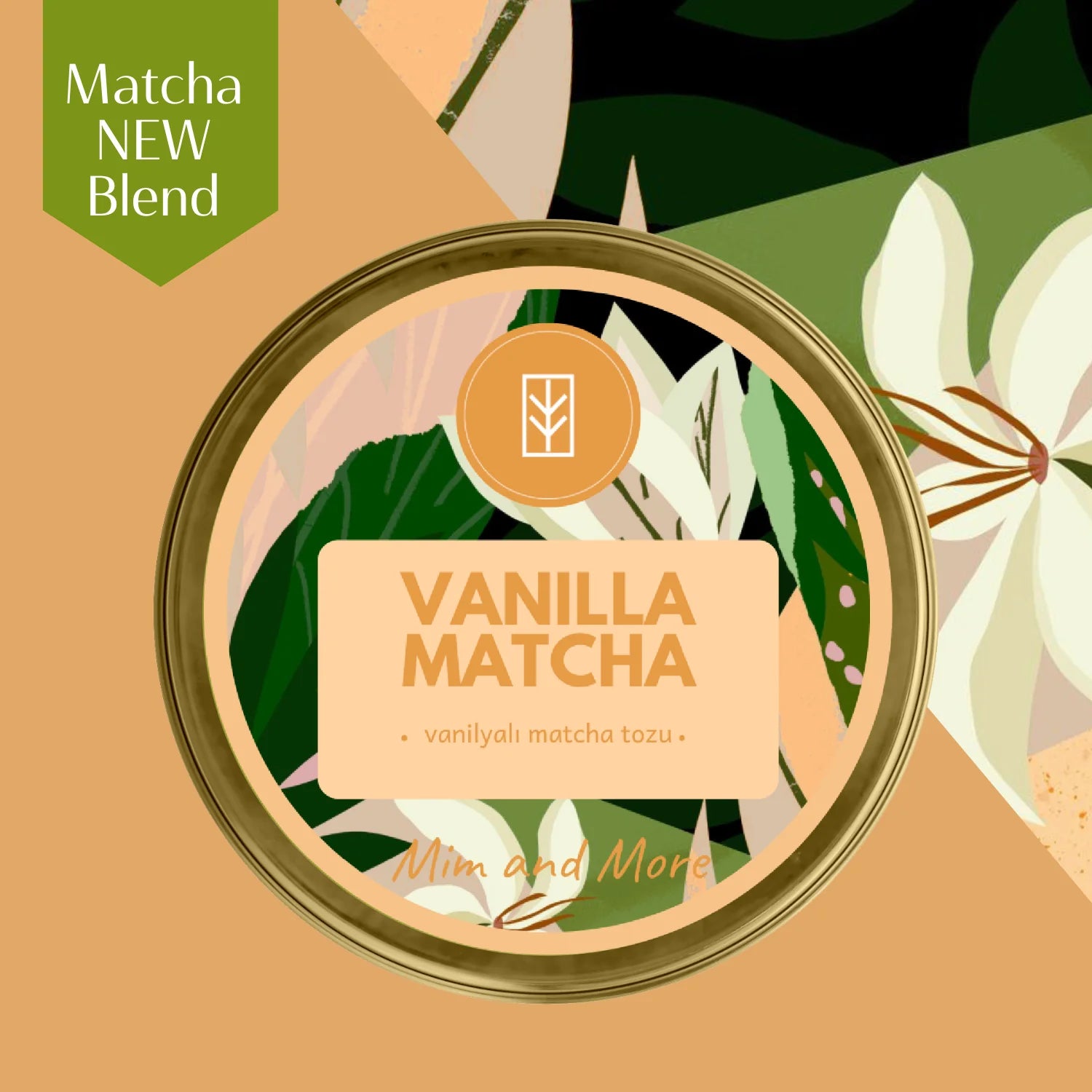 Vanille Matcha Pulver 25-gr-Dose